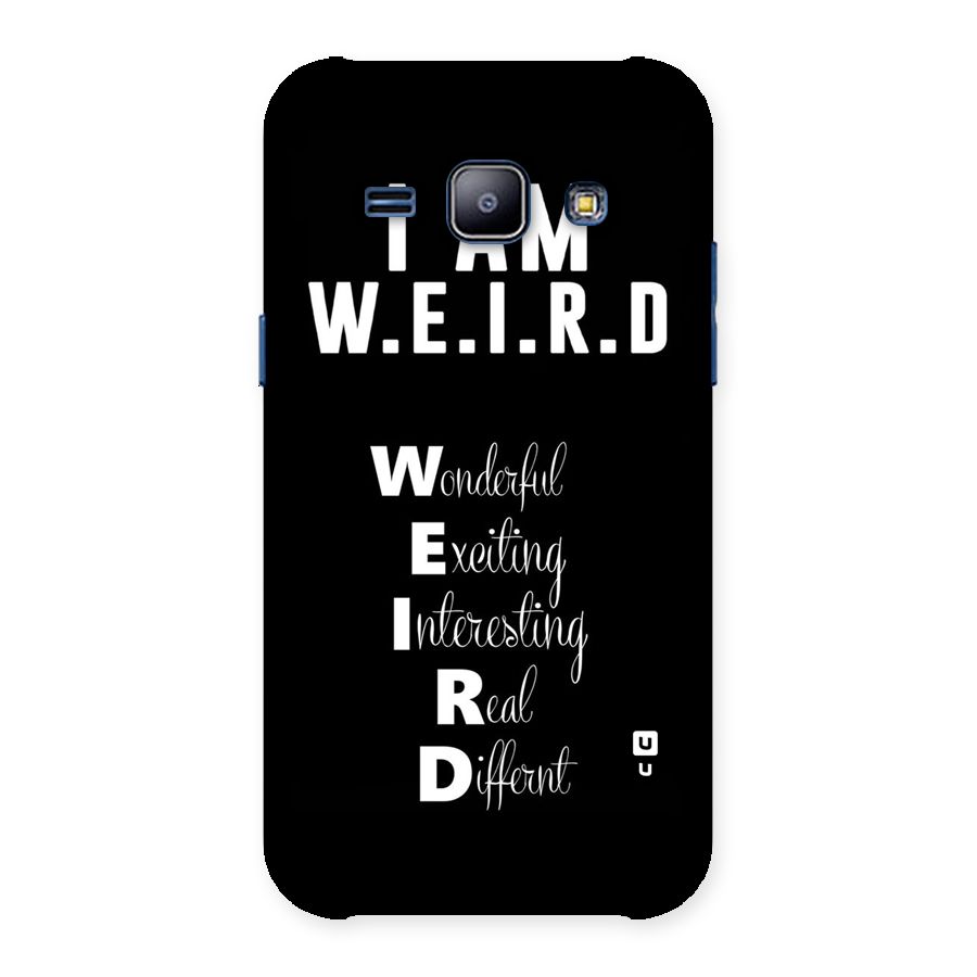 Weird Me Back Case for Galaxy J1
