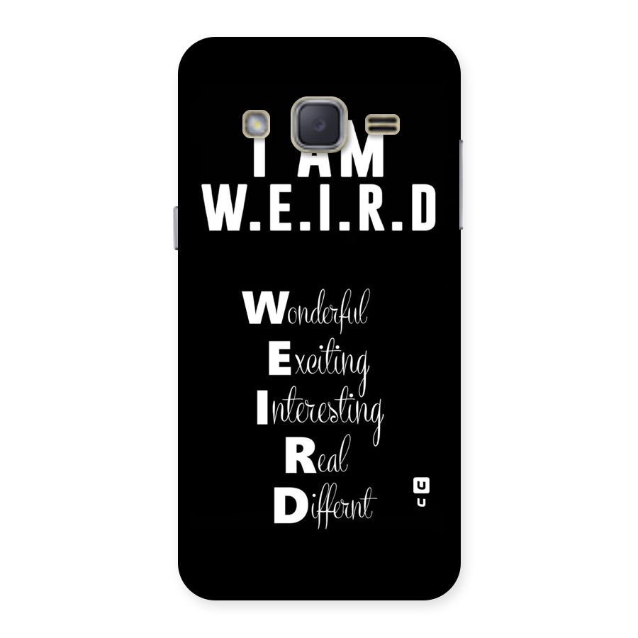 Weird Me Back Case for Galaxy J2