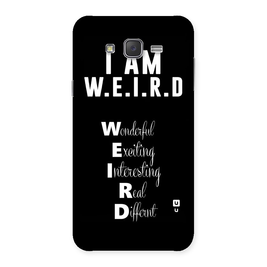 Weird Me Back Case for Galaxy J7
