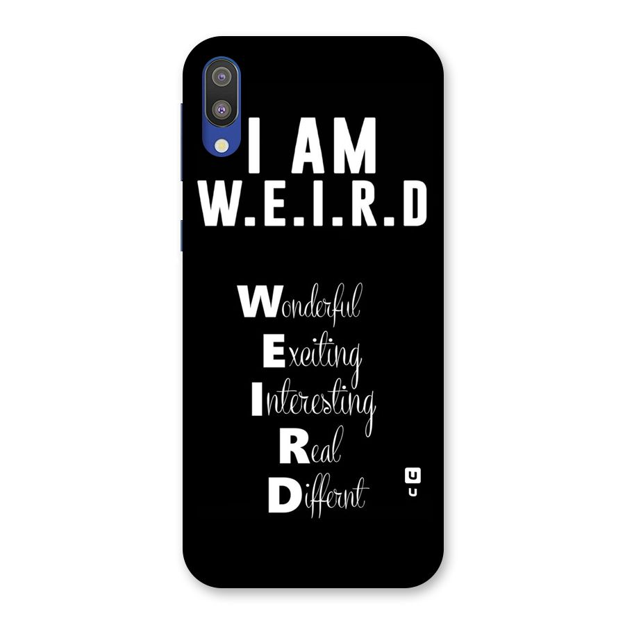Weird Me Back Case for Galaxy M10