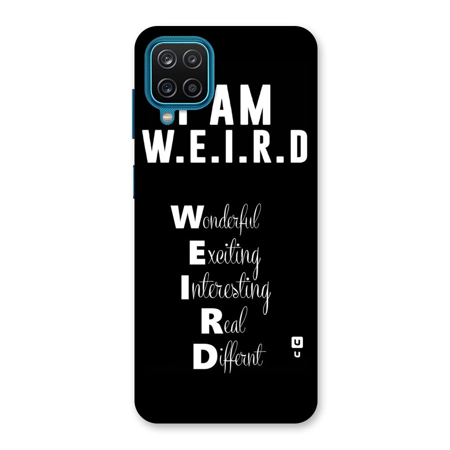 Weird Me Back Case for Galaxy M12