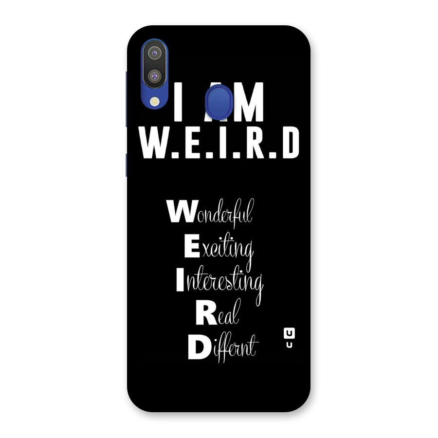 Weird Me Back Case for Galaxy M20