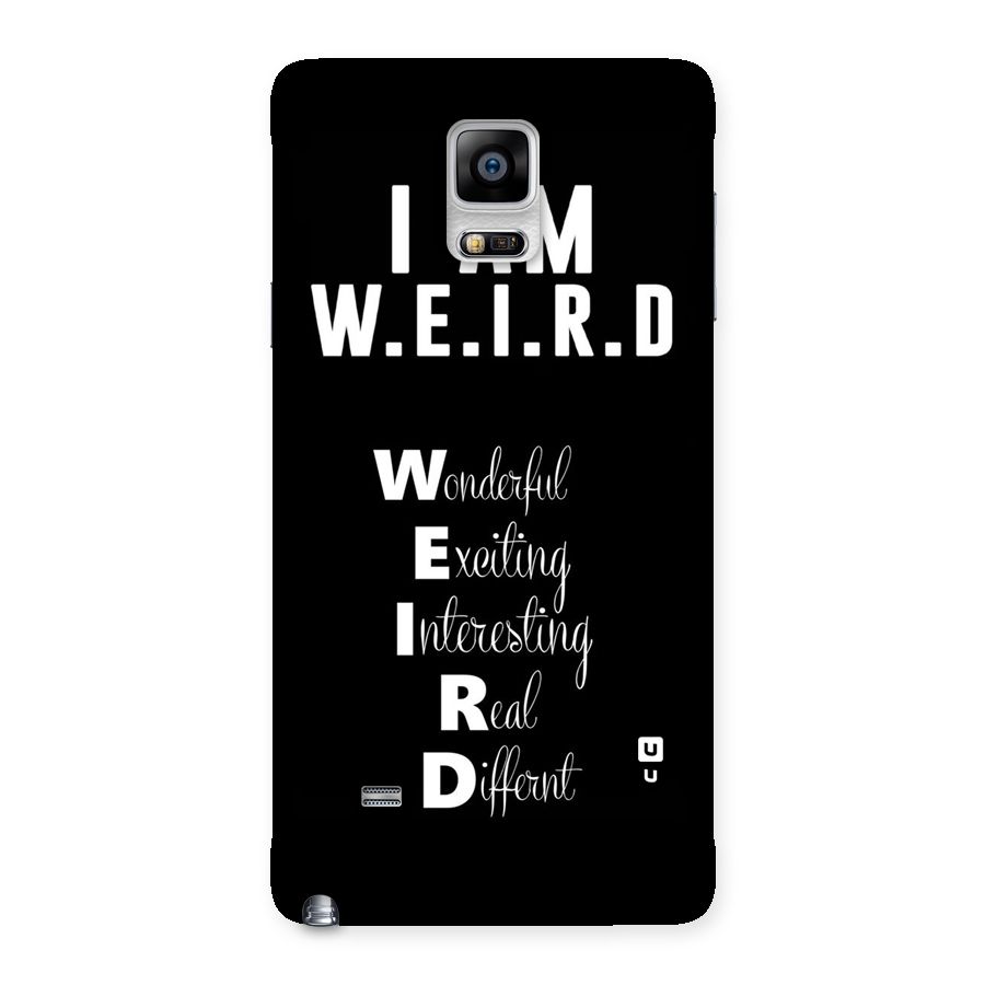 Weird Me Back Case for Galaxy Note 4
