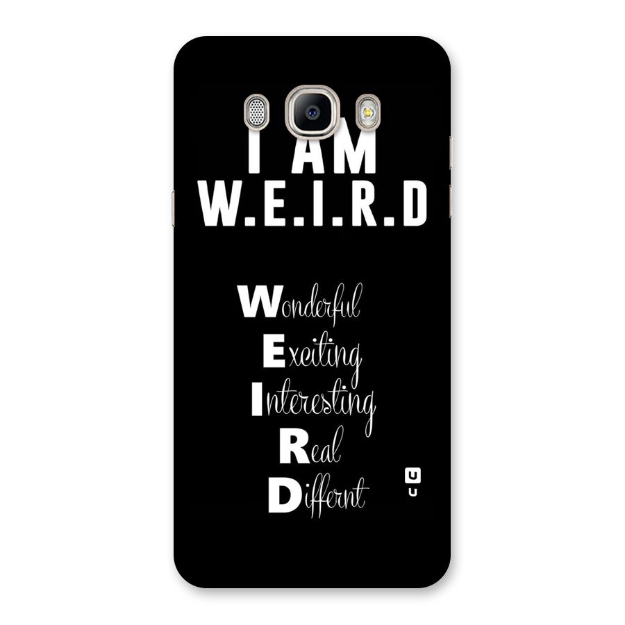 Weird Me Back Case for Galaxy On8
