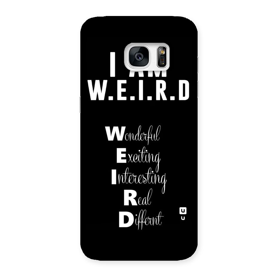 Weird Me Back Case for Galaxy S7 Edge