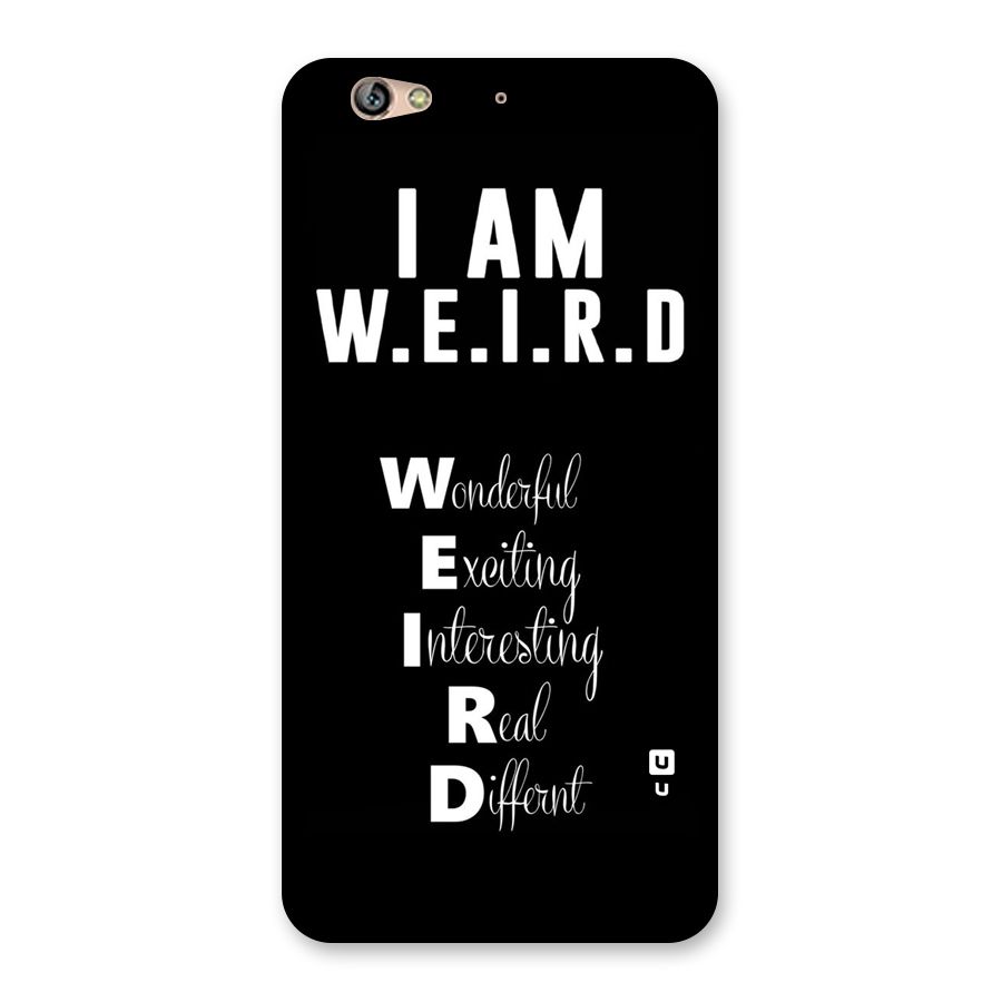 Weird Me Back Case for Gionee S6