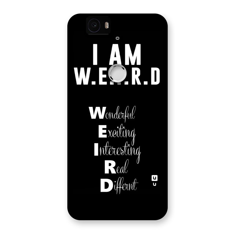 Weird Me Back Case for Google Nexus-6P
