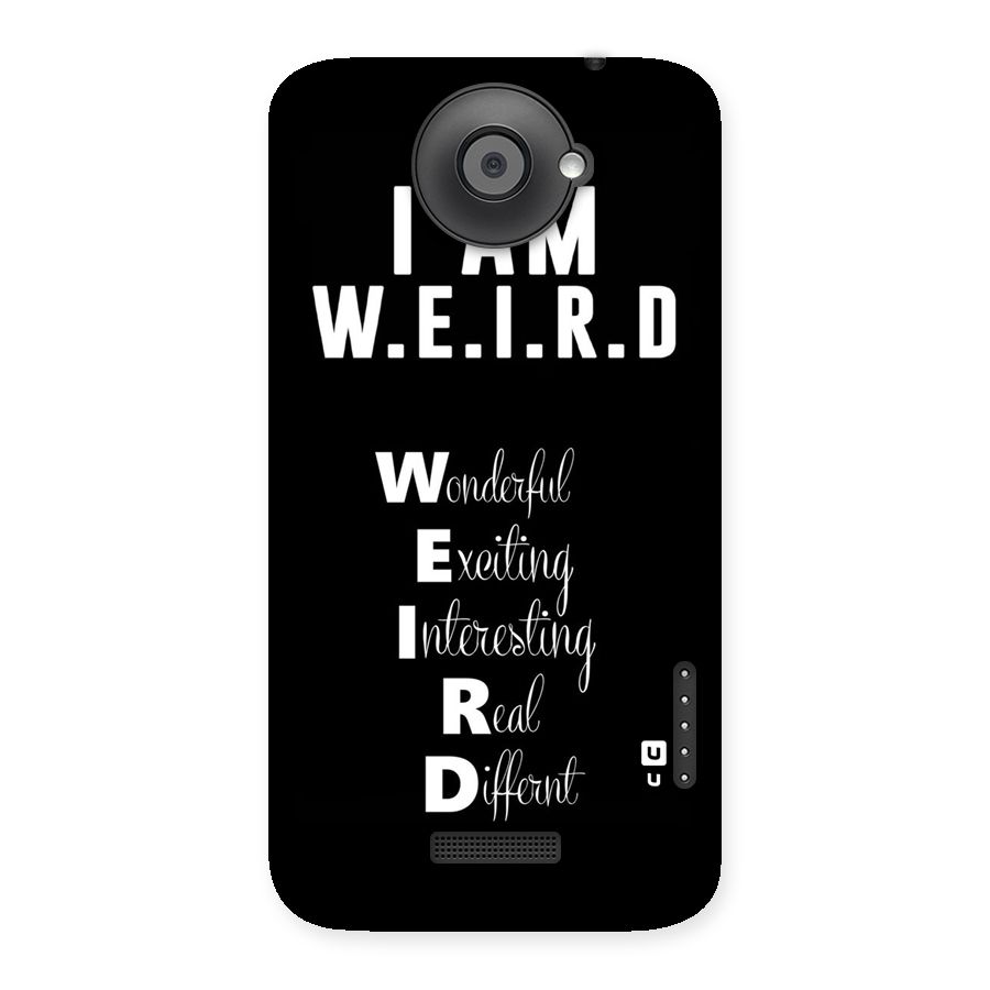 Weird Me Back Case for HTC One X