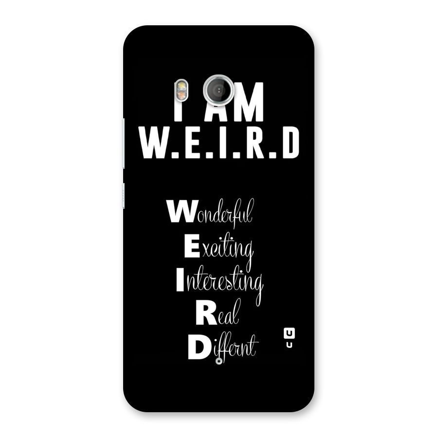 Weird Me Back Case for HTC U11