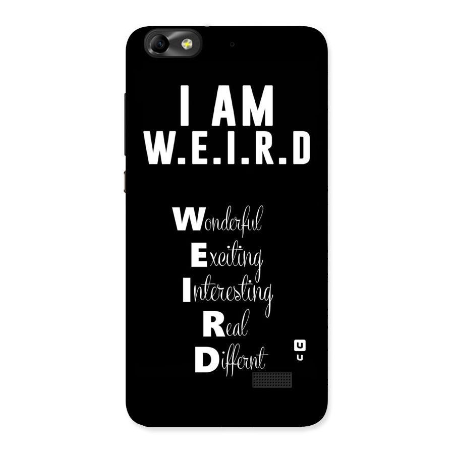 Weird Me Back Case for Honor 4C
