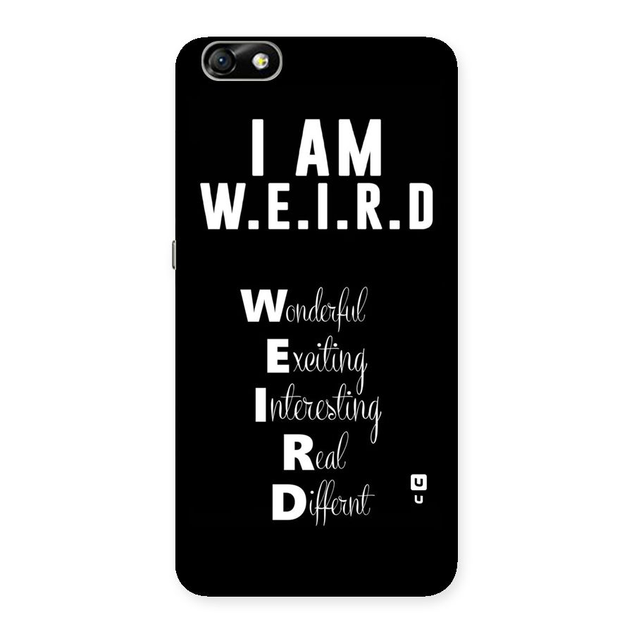 Weird Me Back Case for Honor 4X