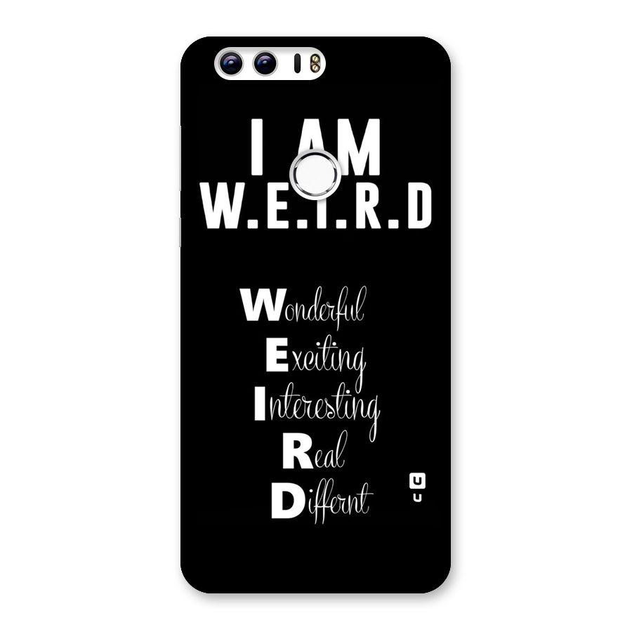 Weird Me Back Case for Honor 8