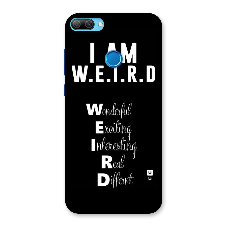 Weird Me Back Case for Honor 9N