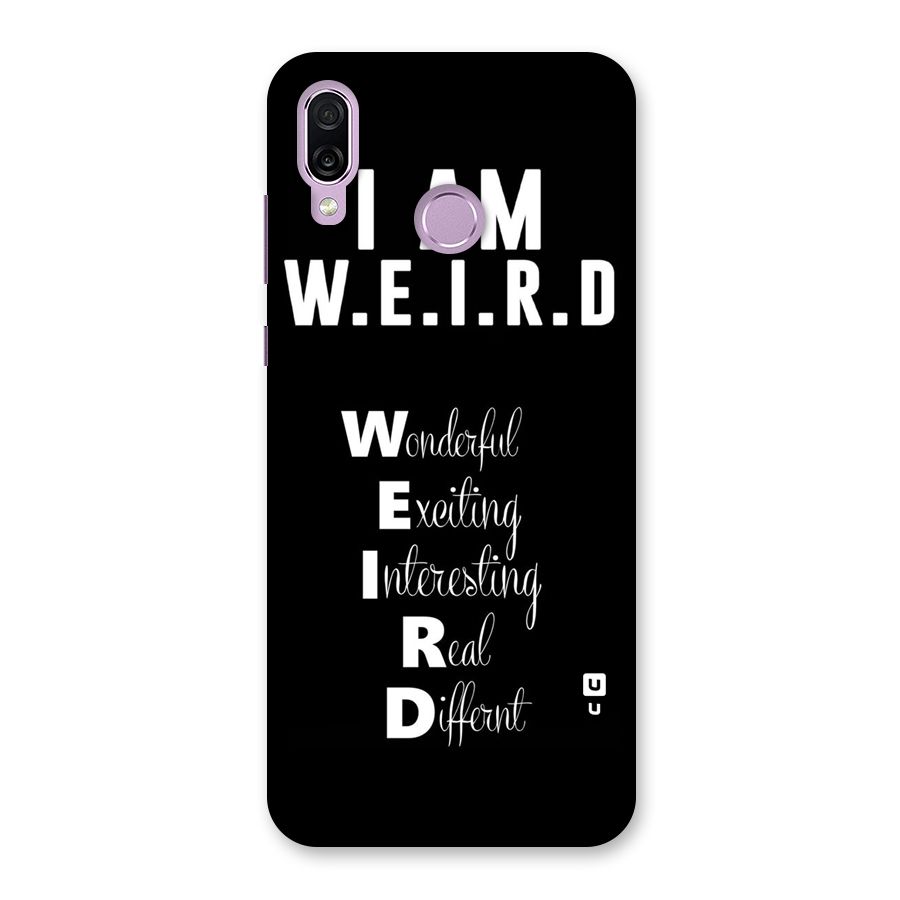 Weird Me Back Case for Honor Play