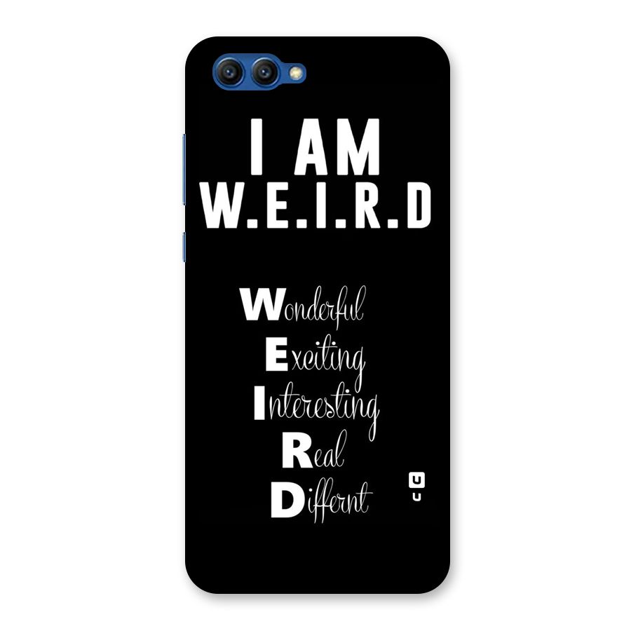 Weird Me Back Case for Honor View 10