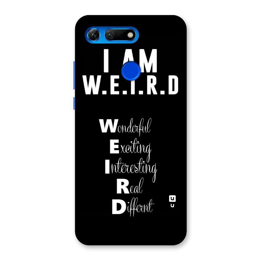Weird Me Back Case for Honor View 20