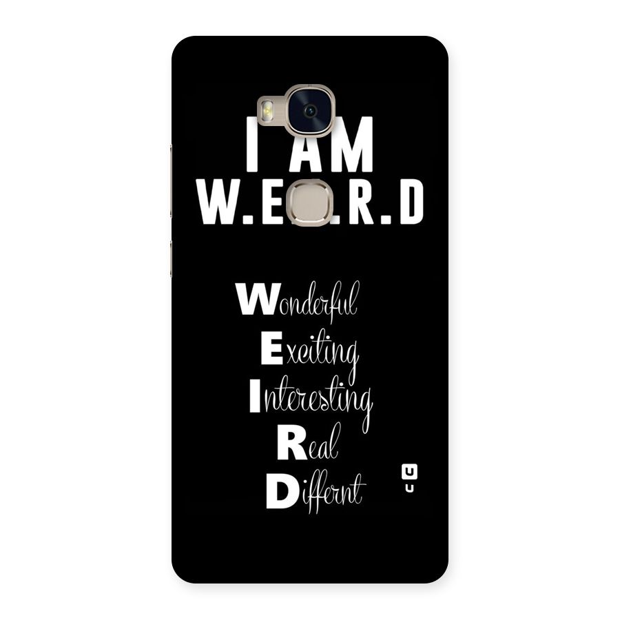 Weird Me Back Case for Huawei Honor 5X