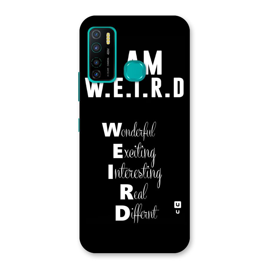 Weird Me Back Case for Infinix Hot 9 Pro