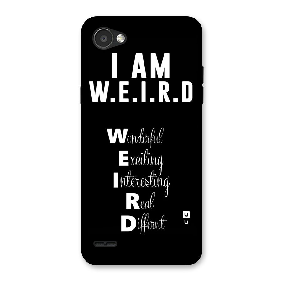 Weird Me Back Case for LG Q6