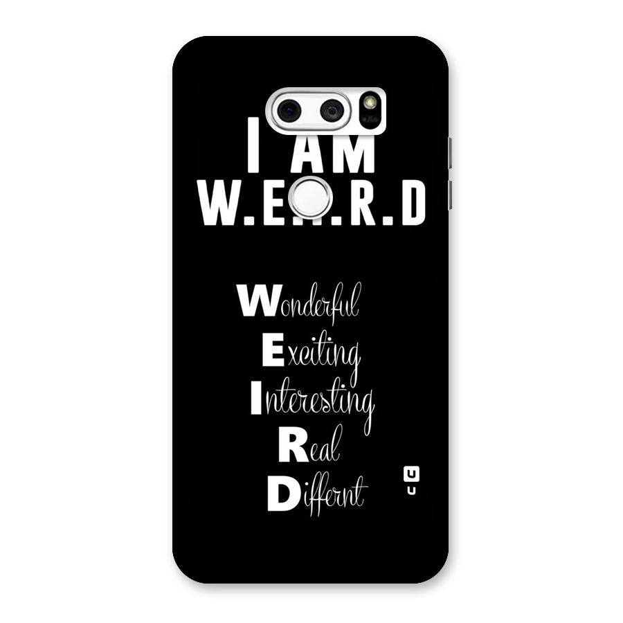 Weird Me Back Case for LG V30