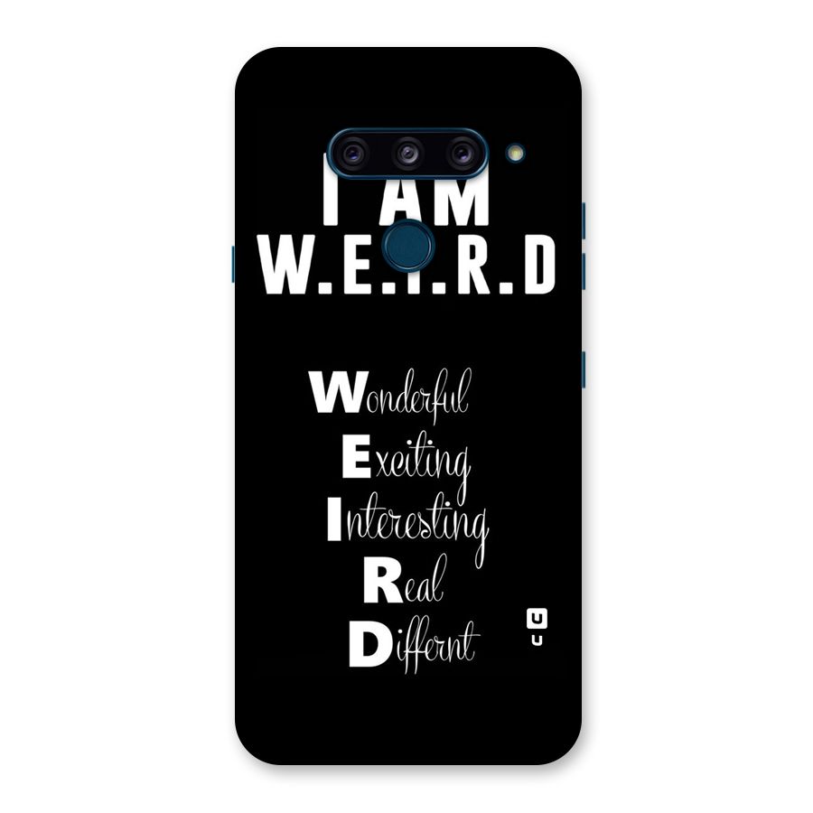 Weird Me Back Case for LG  V40 ThinQ