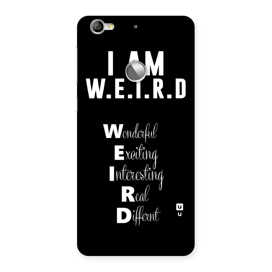 Weird Me Back Case for LeTV Le 1s