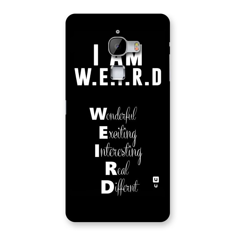 Weird Me Back Case for LeTv Le Max