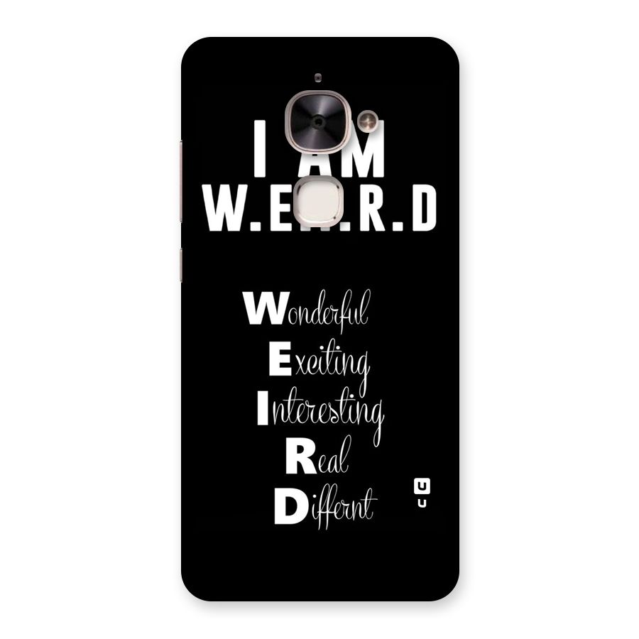 Weird Me Back Case for Le 2