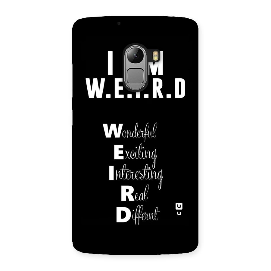 Weird Me Back Case for Lenovo K4 Note