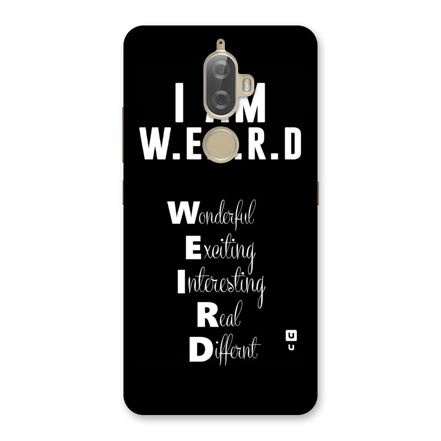 Weird Me Back Case for Lenovo K8 Plus