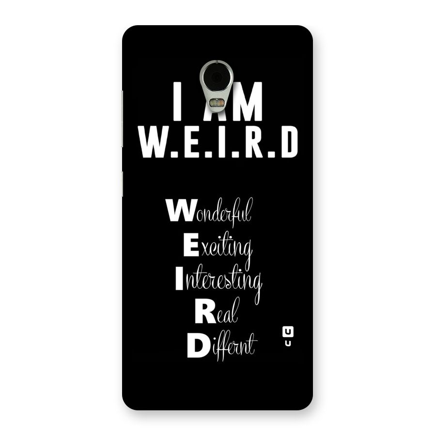 Weird Me Back Case for Lenovo Vibe P1