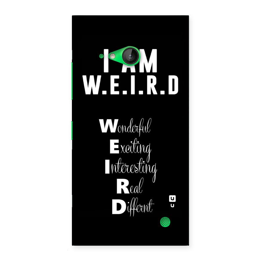 Weird Me Back Case for Lumia 730