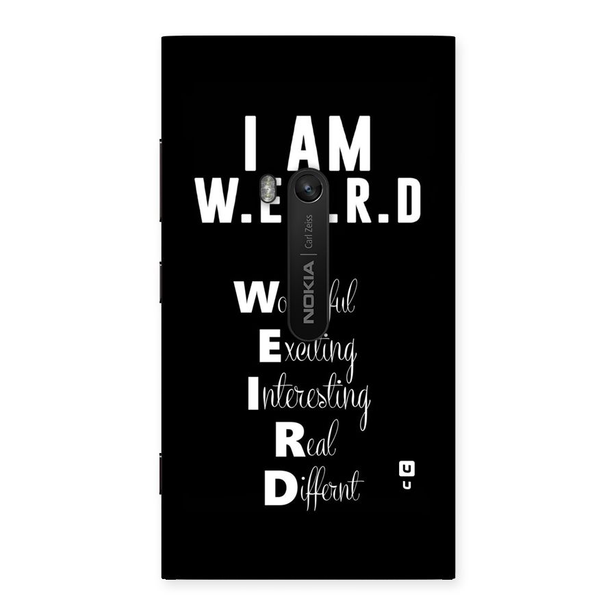 Weird Me Back Case for Lumia 920