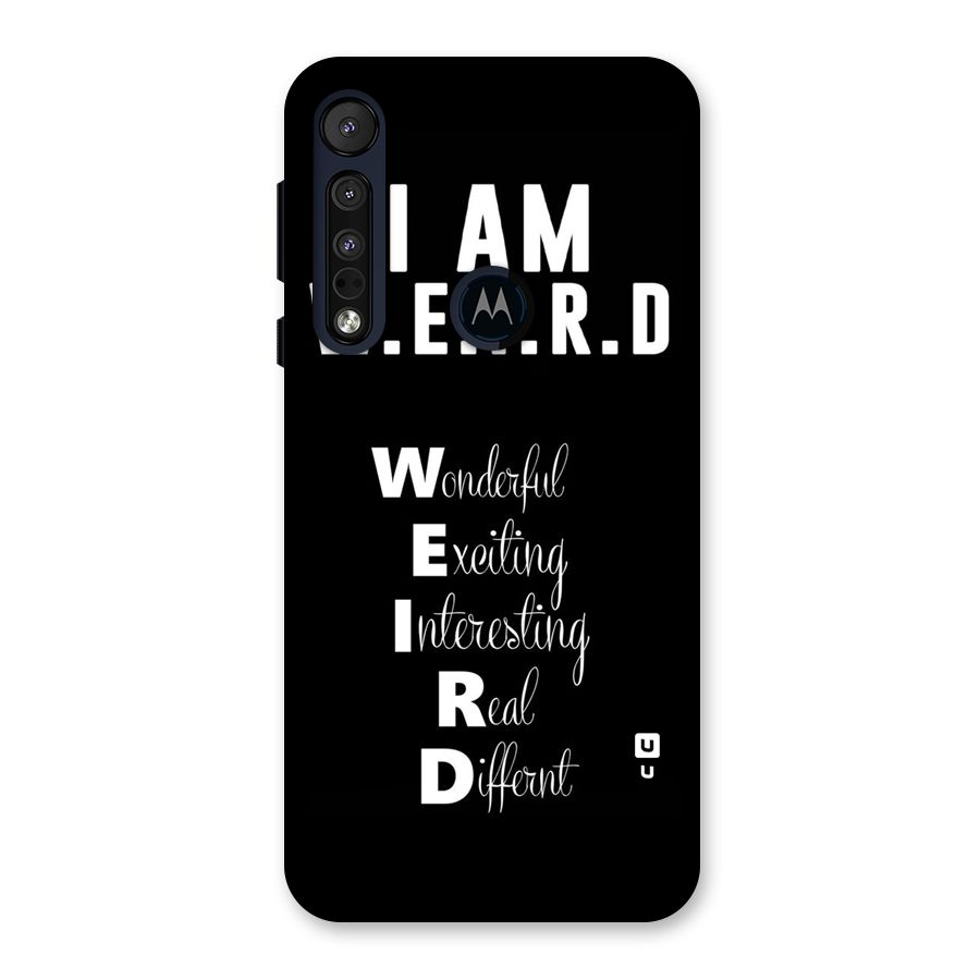 Weird Me Back Case for Motorola One Macro