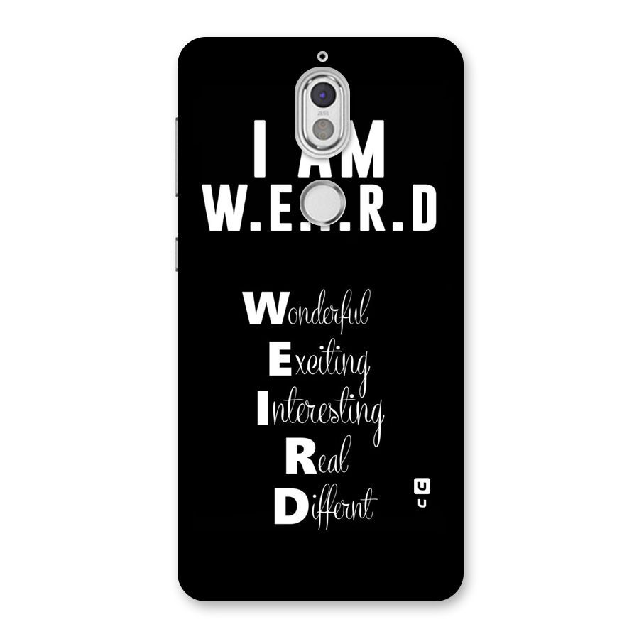 Weird Me Back Case for Nokia 7