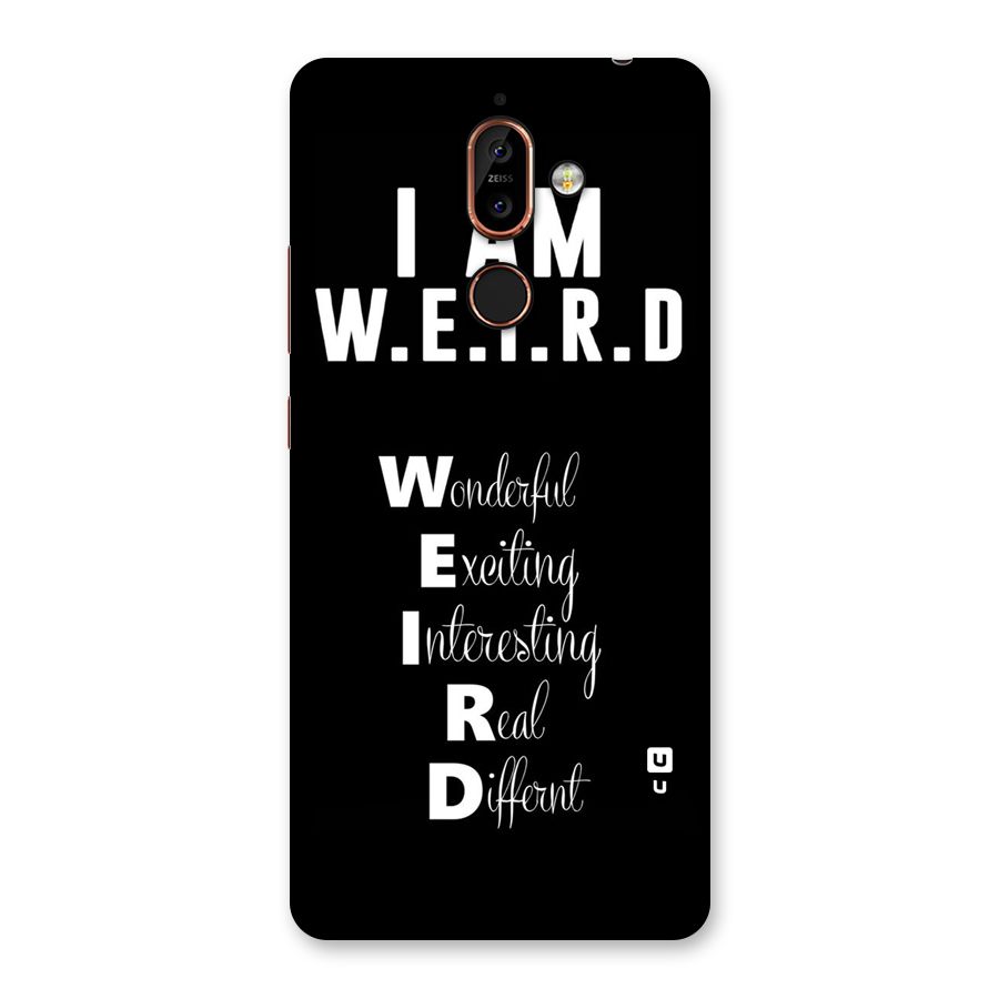 Weird Me Back Case for Nokia 7 Plus