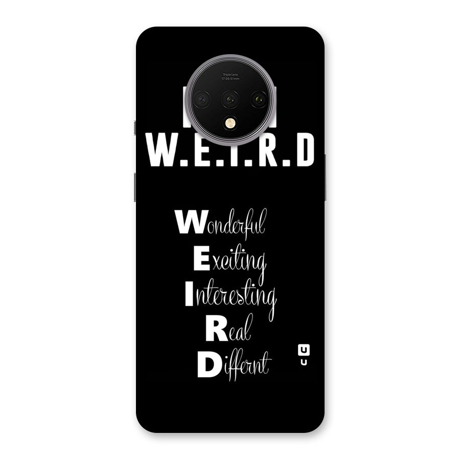 Weird Me Back Case for OnePlus 7T