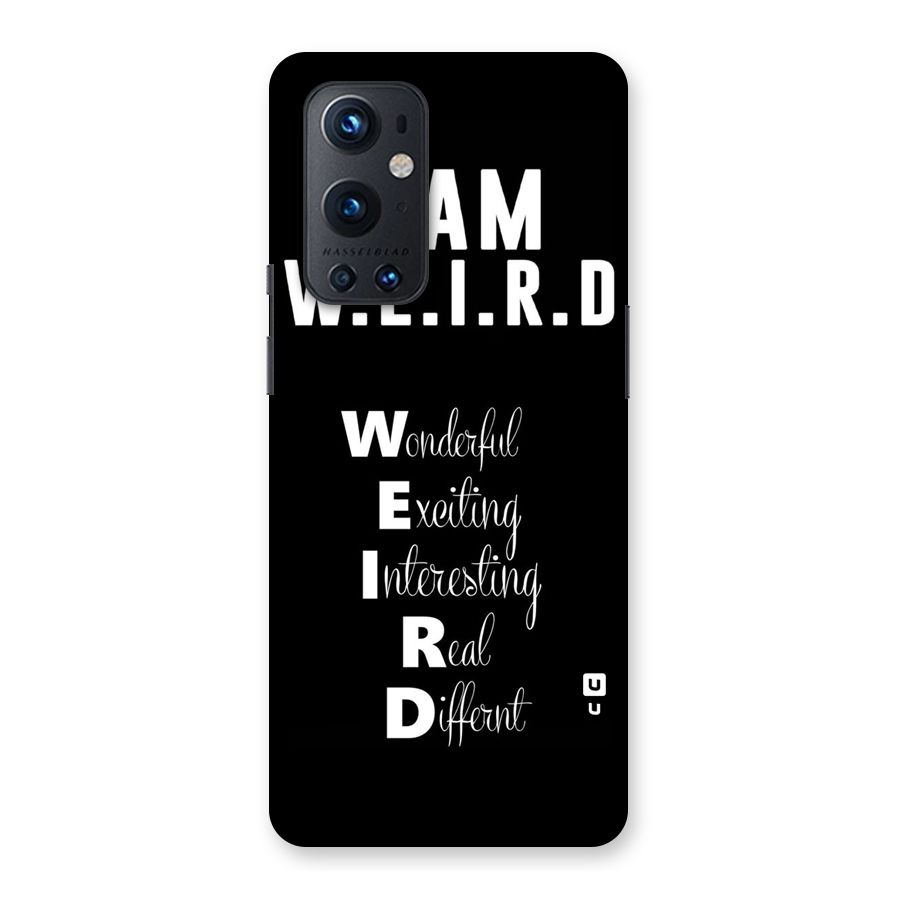 Weird Me Back Case for OnePlus 9 Pro