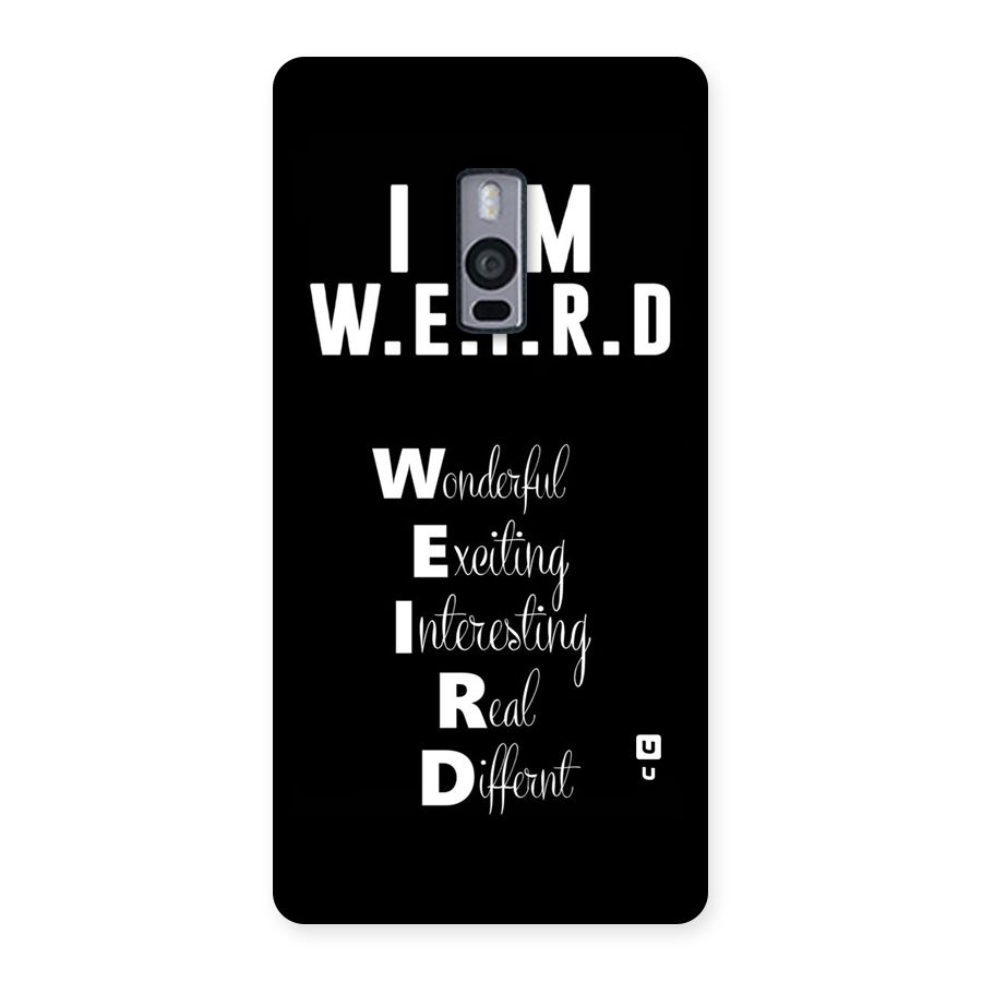 Weird Me Back Case for OnePlus Two