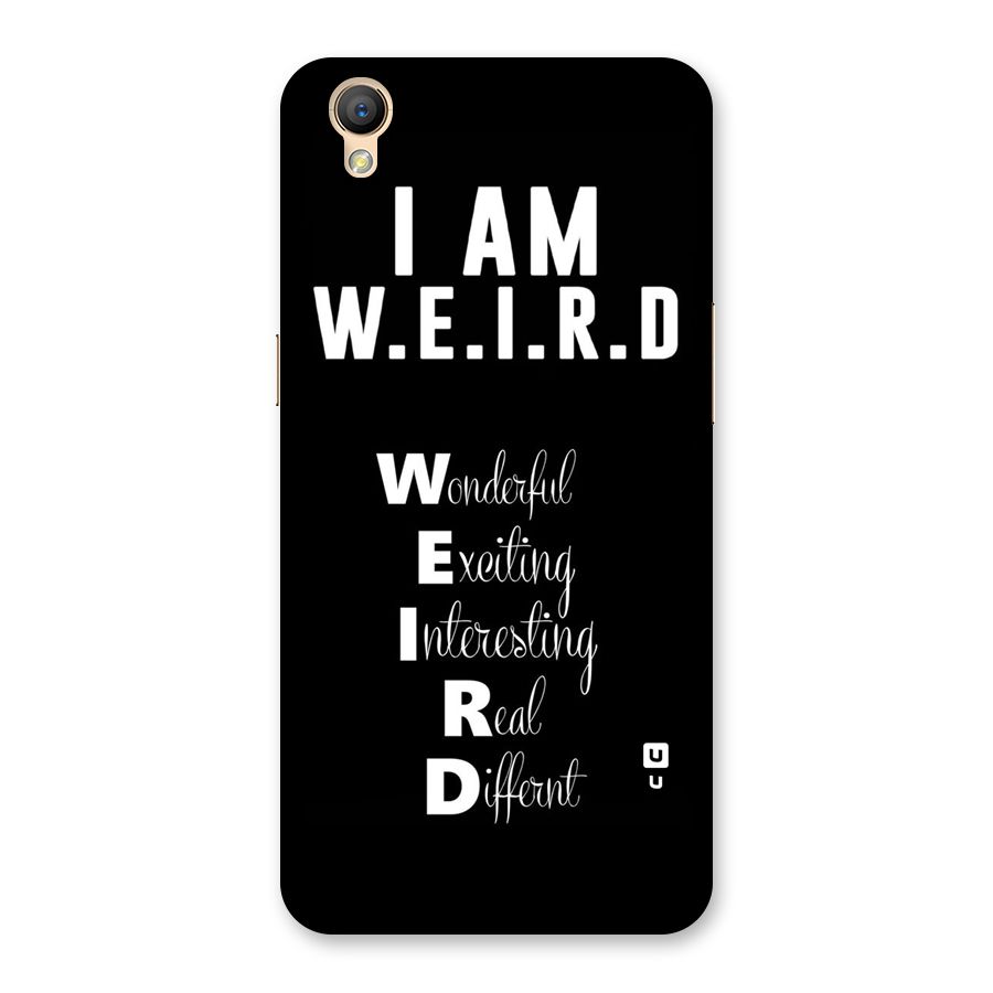 Weird Me Back Case for Oppo A37