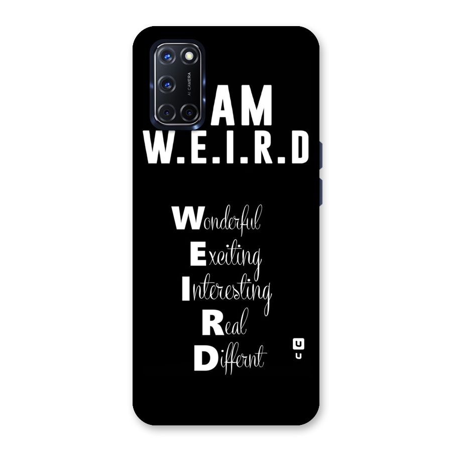 Weird Me Back Case for Oppo A52