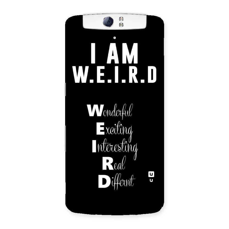 Weird Me Back Case for Oppo N1