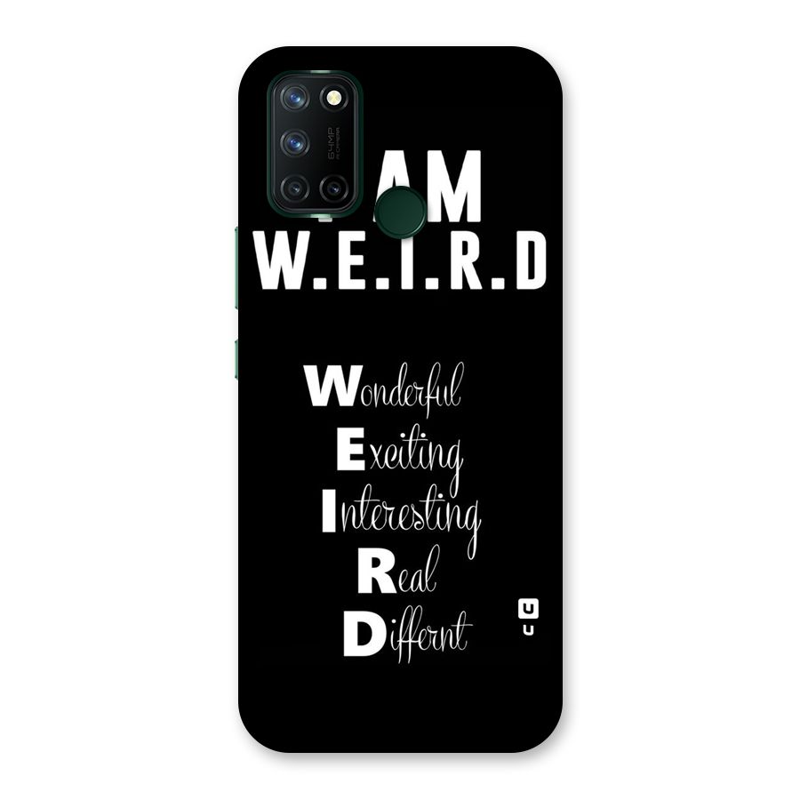 Weird Me Back Case for Realme 7i