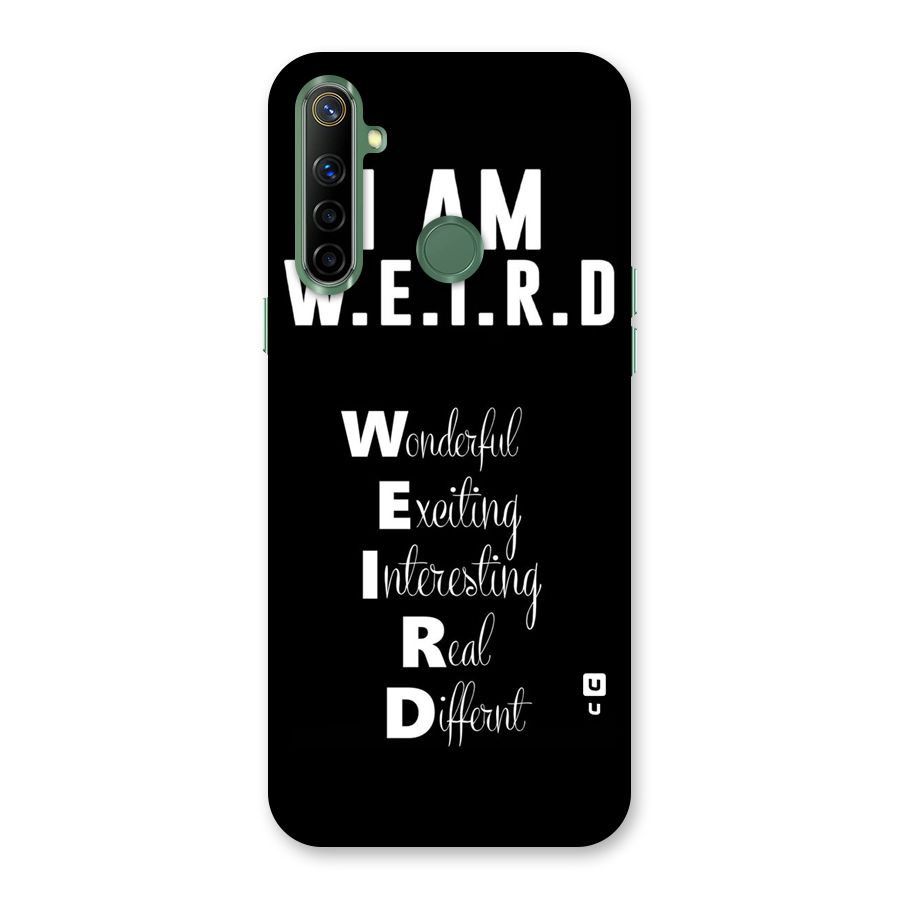 Weird Me Back Case for Realme Narzo 10