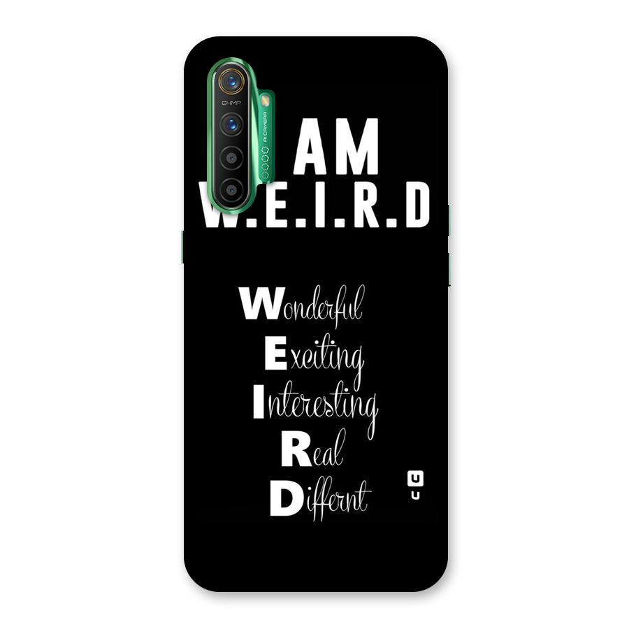 Weird Me Back Case for Realme X2