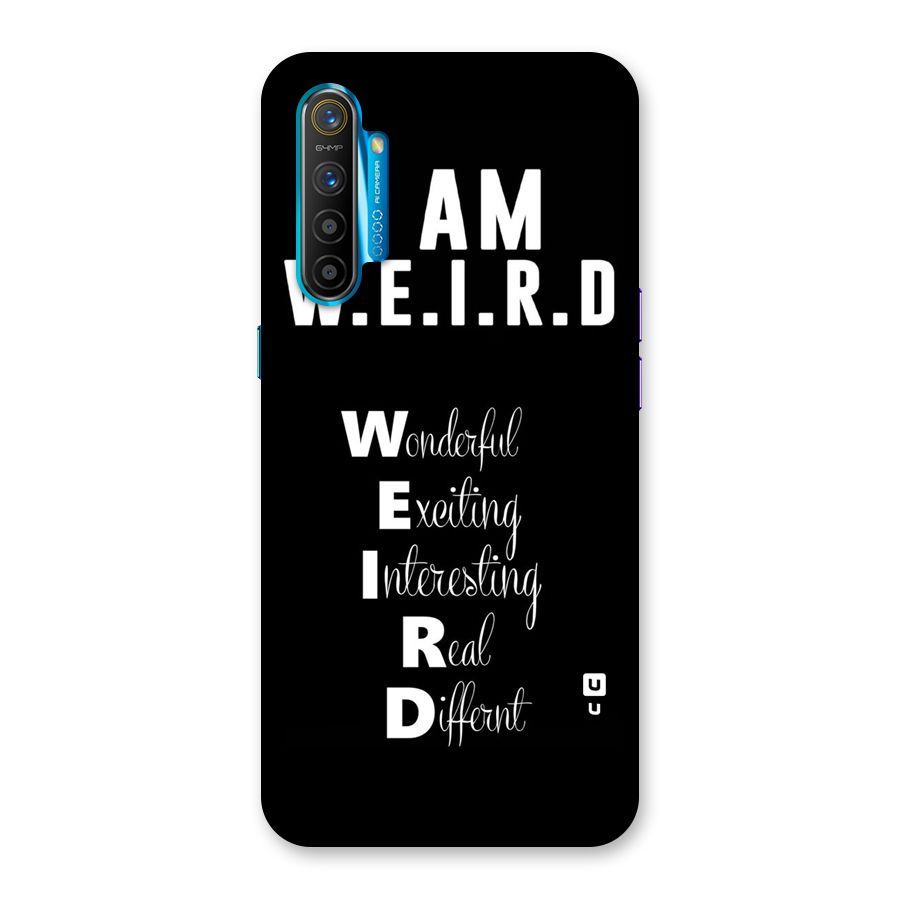 Weird Me Back Case for Realme XT