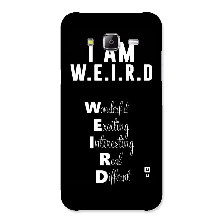 Weird Me Back Case for Samsung Galaxy J2 Prime