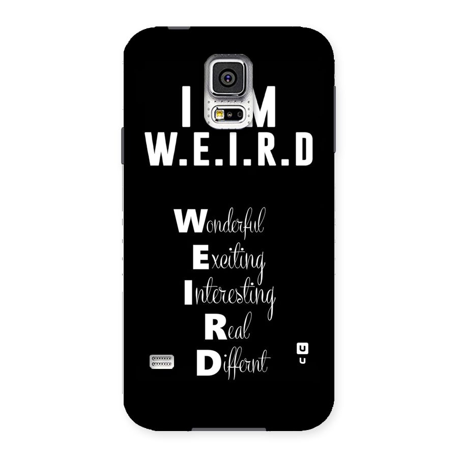 Weird Me Back Case for Samsung Galaxy S5