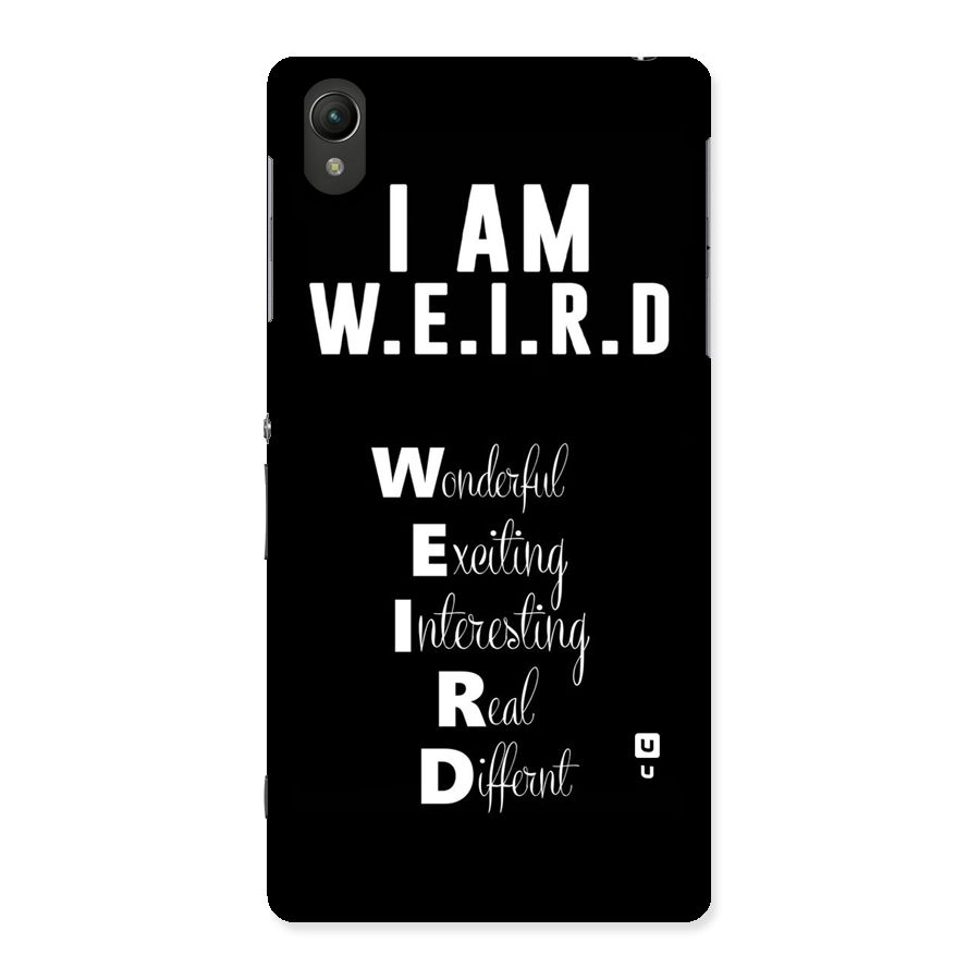 Weird Me Back Case for Sony Xperia Z2