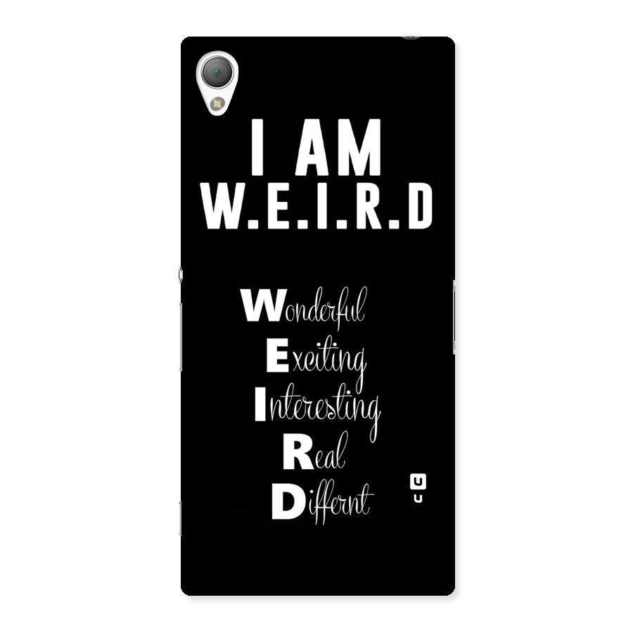 Weird Me Back Case for Sony Xperia Z3